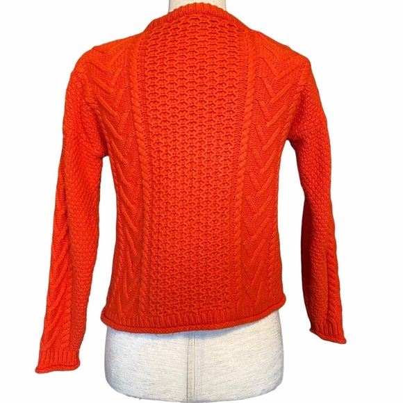 Madewell Crew Neck Pullover Cable Knit Sweater XXS - Picture 6 of 9